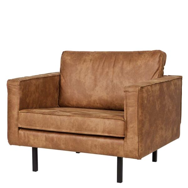 Sessel in Cognac Braun modern