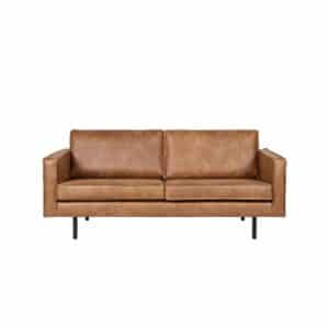 Lounge Sofa in Cognac Braun recycling Leder