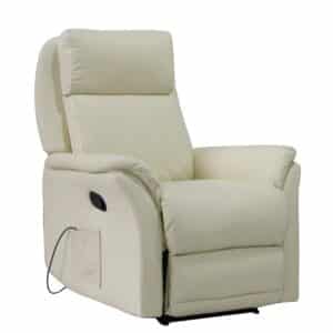 Relaxsessel in Beige Massagefunktion