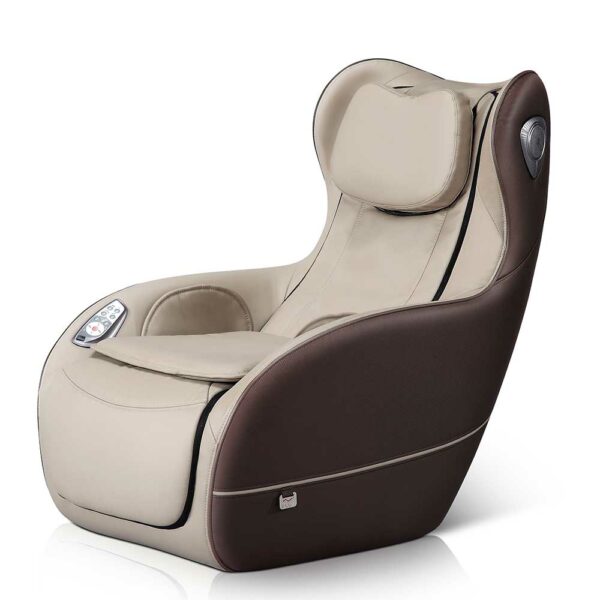 Massagesessel in Braun und Beige Lautsprecher