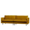Samt Couch in Ocker 275 cm breit