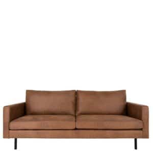 Modernes Sofa mit Armlehnen Braun und Schwarz