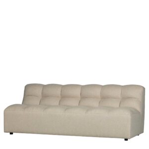 Zweier Sofa in Beige Nosagunterfederung