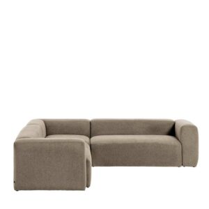 Sofa Eckgarnitur in Beige 320x290 cm