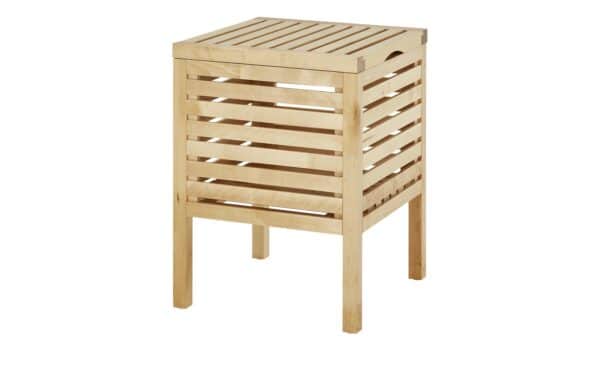 Hocker mit Stauraum  Oria ¦ holzfarben Polstermöbel > Hocker - Höffner