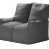 Sitzsack-Sofa Fiete ¦ grau Polstermöbel > Hocker > Sitzsäcke - Höffner