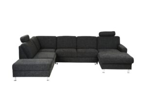 meinSofa Wohnlandschaft mit Schlaffunktion  Jana ¦ grau Polstermöbel > Sofas > Schlafsofas - Höffner