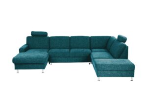 meinSofa Wohnlandschaft  Jana ¦ türkis/petrol Polstermöbel > Sofas > Schlafsofas - Höffner