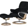 Stressless Relaxsessel mit Hocker  Reno L ¦ schwarz Polstermöbel ></noscript> Sessel > Fernsehsessel - Höffner