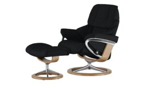 Stressless Relaxsessel mit Hocker  Reno L ¦ schwarz Polstermöbel > Sessel > Fernsehsessel - Höffner