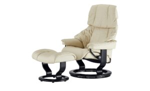 Stressless Relaxsessel mit Hocker  Reno M ¦ creme Polstermöbel > Sessel > Fernsehsessel - Höffner