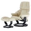 Stressless Relaxsessel mit Hocker  Reno S ¦ creme Polstermöbel ></noscript> Sessel > Fernsehsessel - Höffner