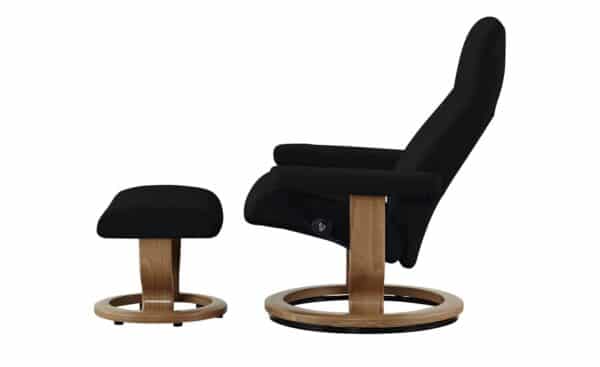 Stressless Relaxsessel mit Hocker  Consul M ¦ schwarz Polstermöbel > Sessel > Fernsehsessel - Höffner