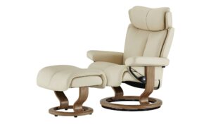 Stressless Relaxsessel mit Hocker  Magic L ¦ creme Polstermöbel > Sessel > Fernsehsessel - Höffner