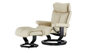 Stressless Relaxsessel mit Hocker  Magic S ¦ creme Polstermöbel > Sessel > Fernsehsessel - Höffner