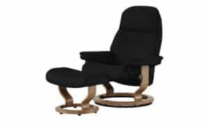 Stressless Relaxsessel mit Hocker  Sunrise L ¦ schwarz Polstermöbel > Sessel > Fernsehsessel - Höffner