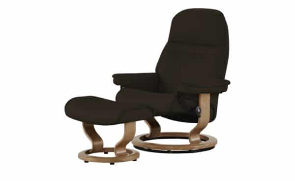 Stressless Relaxsessel mit Hocker  Sunrise M ¦ braun Polstermöbel > Sessel > Fernsehsessel - Höffner