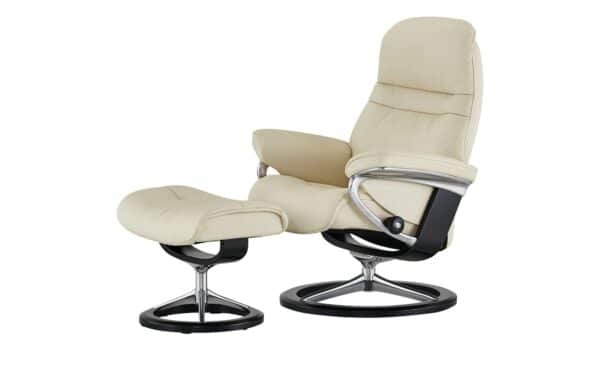 Stressless Relaxsessel mit Hocker  Sunrise M ¦ creme Polstermöbel > Sessel > Fernsehsessel - Höffner