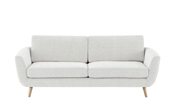 SOHO Sofa weiß - Webstoff Smilla ¦ weiß Polstermöbel > Sofas > 3-Sitzer - Höffner