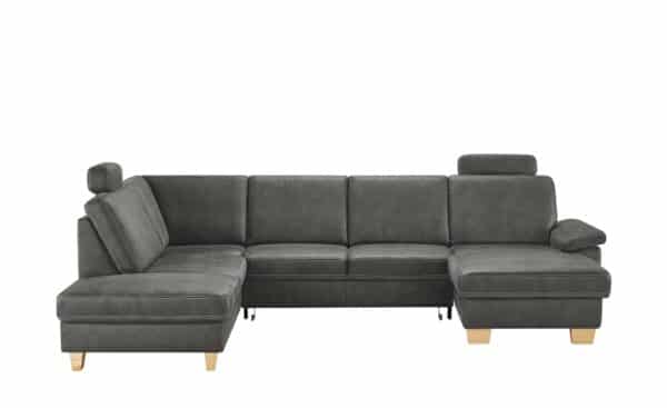 meinSofa Wohnlandschaft   Samu ¦ grau Polstermöbel > Sofas > Schlafsofas - Höffner