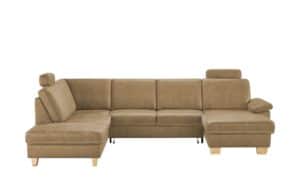 meinSofa Wohnlandschaft   Samu ¦ beige Polstermöbel > Sofas > Schlafsofas - Höffner