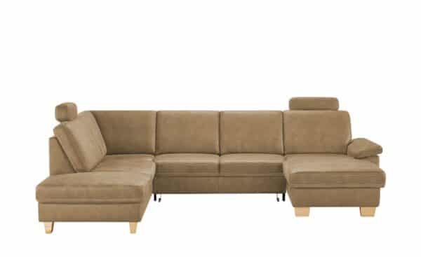 meinSofa Wohnlandschaft   Samu ¦ beige Polstermöbel > Sofas > Schlafsofas - Höffner