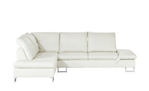 W.SCHILLIG Ledersofa   Saraa ¦ creme Polstermöbel > Sofas > Ecksofas - Höffner