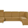 meinSofa Leder-Wohnlandschaft  Carolin ¦ gelb Polstermöbel ></noscript> Sofas > Schlafsofas - Höffner