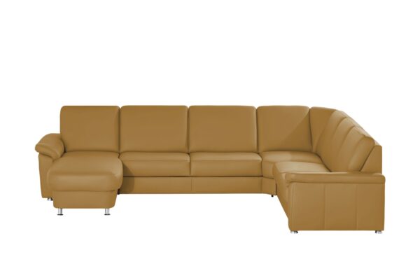 meinSofa Leder-Wohnlandschaft  Carolin ¦ gelb Polstermöbel > Sofas > Wohnlandschaften - Höffner