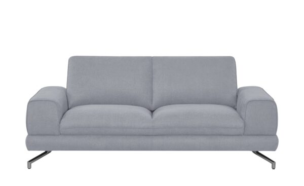 smart Sofa grau - Stoff Bonika ¦ grau Polstermöbel > Sofas > 2-Sitzer - Höffner