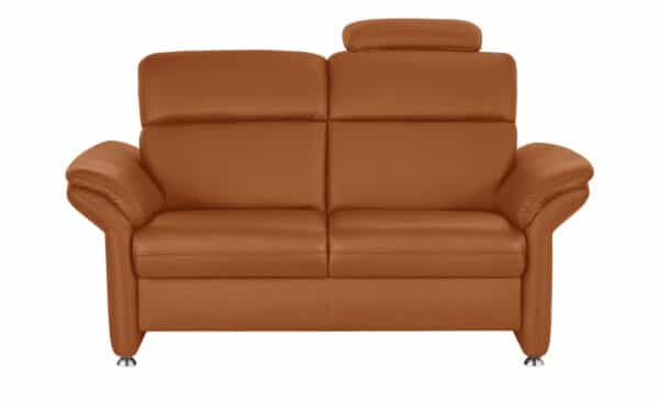 meinSofa Ledersofa  Manon ¦ orange Polstermöbel > Sofas > 2-Sitzer - Höffner