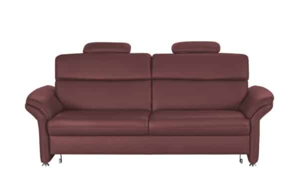 meinSofa Ledersofa  Manon ¦ lila/violett Polstermöbel > Sofas > 3-Sitzer - Höffner