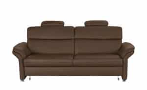 meinSofa Ledersofa  Manon ¦ braun Polstermöbel > Sofas > 3-Sitzer - Höffner