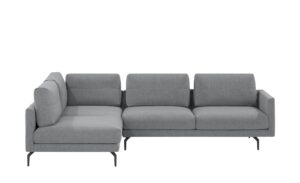 hülsta Sofa Ecksofa  HS 414 ¦ grau Polstermöbel > Sofas > Ecksofas - Höffner