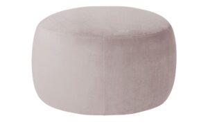 pop Samt Hocker  Amadi ¦ rosa/pink Ø: 60 Polstermöbel > Hocker - Höffner