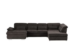 Wohnlandschaft mit Funktion  Perry ¦ braun Polstermöbel > Sofas > Schlafsofas - Höffner