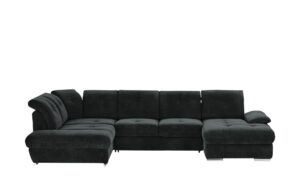 Wohnlandschaft mit Funktion  Gladys ¦ schwarz Polstermöbel > Sofas > Schlafsofas - Höffner