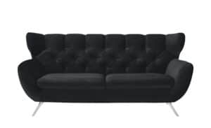 pop Sofa  Caldara ¦ schwarz Polstermöbel > Sofas > 2-Sitzer - Höffner