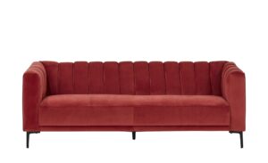 Sofa  Tina ¦ rot Polstermöbel > Sofas > 3-Sitzer - Höffner