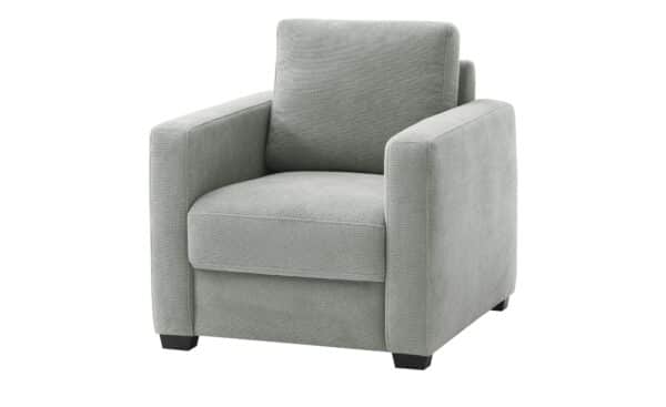 bobb Sessel mit Boxspringpolsterung  Lisa de Luxe ¦ grau Polstermöbel > Sessel > Polstersessel - Höffner