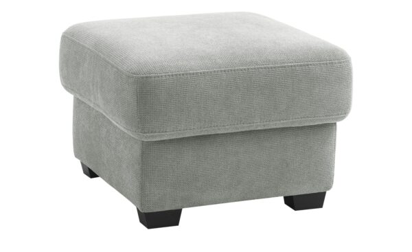 bobb Hocker mit Boxspringpolsterung  Lisa de Luxe ¦ grau Polstermöbel > Hocker - Höffner