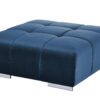 uno Hocker aus Samt  Origo ¦ blau Polstermöbel ></noscript> Hocker - Höffner