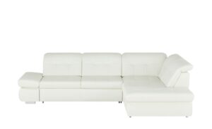 Lounge Collection Ecksofa Leder  Spencer ¦ weiß Polstermöbel > Sofas > Ecksofas - Höffner