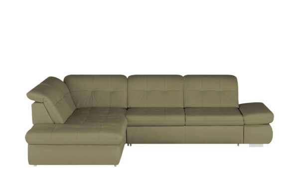 Lounge Collection Ecksofa Leder  Spencer ¦ grün Polstermöbel > Sofas > Ecksofas - Höffner