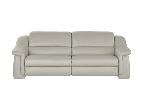 himolla Ledersofa  1501 ¦ grau Polstermöbel > Sofas > 3-Sitzer - Höffner