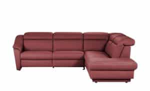 himolla Ecksofa Leder  9707 ¦ rot Polstermöbel > Sofas > Ecksofas - Höffner