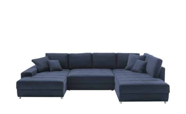 bobb Wohnlandschaft  Arissa de Luxe ¦ blau Polstermöbel > Sofas > Schlafsofas - Höffner