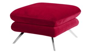pop Hocker  Caldara ¦ rot Polstermöbel > Hocker - Höffner