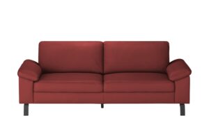 Max Schelling Ledersofa  Maximum ¦ rot Polstermöbel > Sofas > 3-Sitzer - Höffner