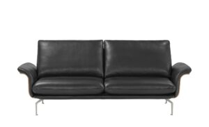 Nils Olsen Ledersofa  Alva ¦ schwarz Polstermöbel > Sofas > 2-Sitzer - Höffner